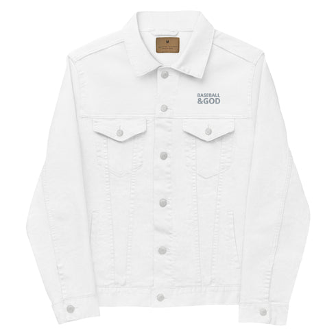 Baseball &God Smoke Denim Jacket